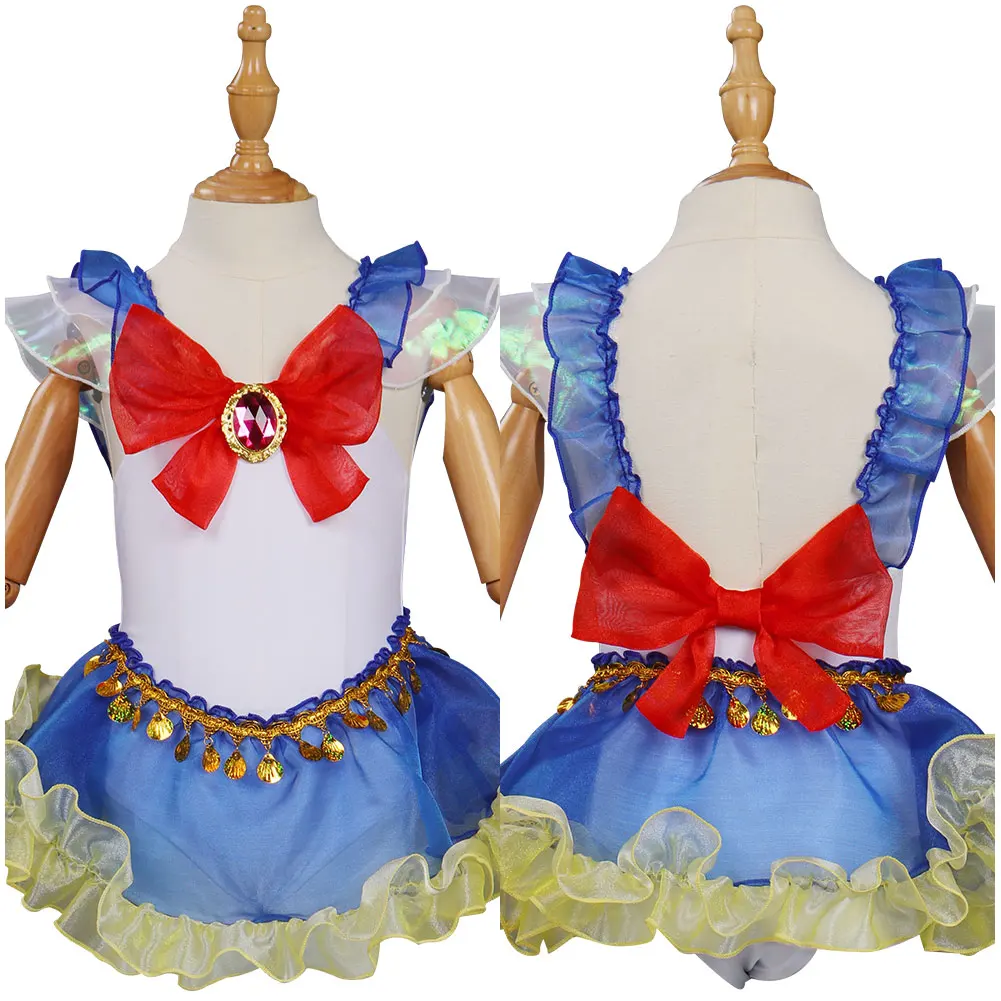 Tsukino Cosplay Usagi costumi da bagno Costume Cosplay bambini ragazze tuta Costume da bagno abiti Halloween Carnival Suit