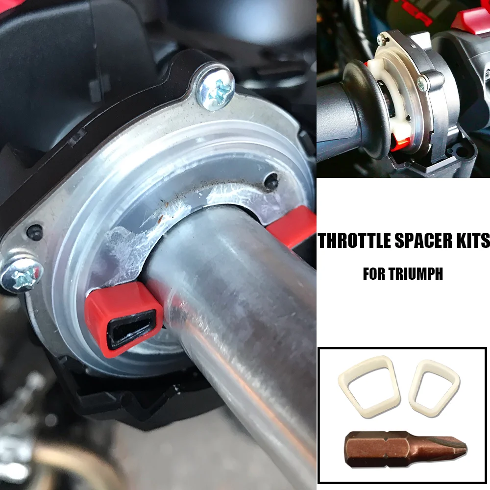 

for Triumph Throttle Spacer Street Triple Tiger Rocket 3 Scrambler 1200 Throttle Spacers Speed Triple Thruxton Kits