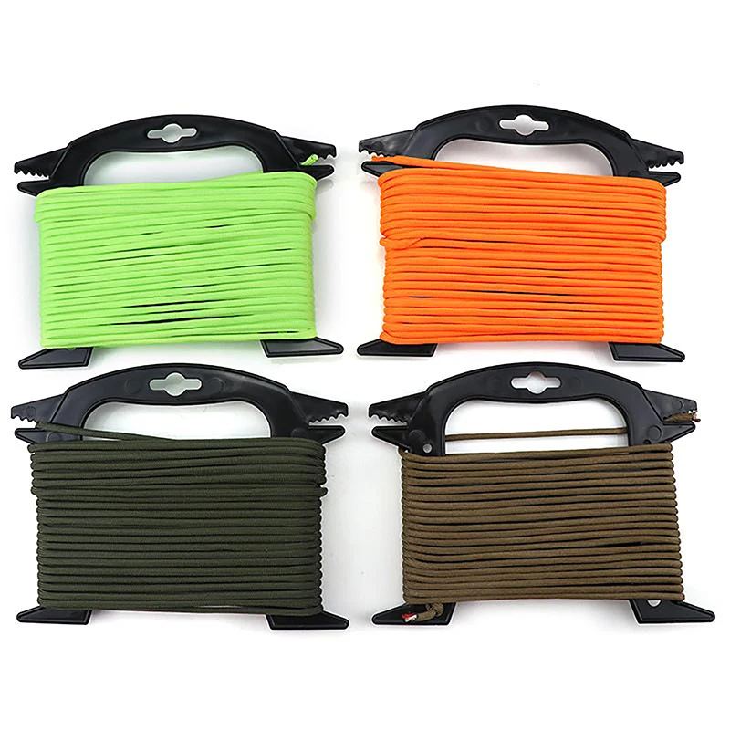 Black EDC 550 Winder Spool Cord Tidy Holder Fishing Line Winder for Camping Outdoor Multipurpose Mini Gadget