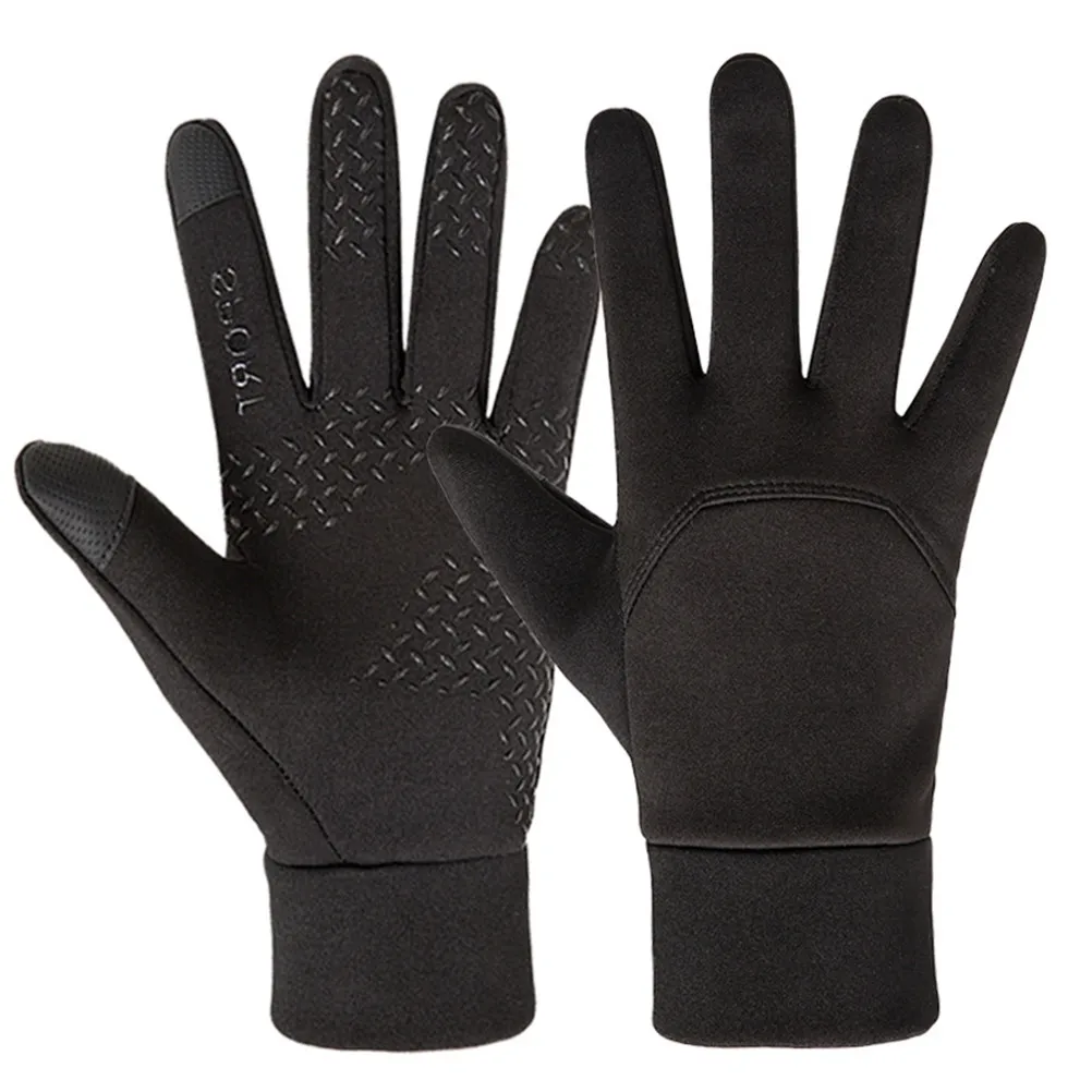 

Outdoor Cycling Gloves Touch Screen Full Finger Winter Warm Windproof Waterproof Breathable Compression Support Gloves for Men
