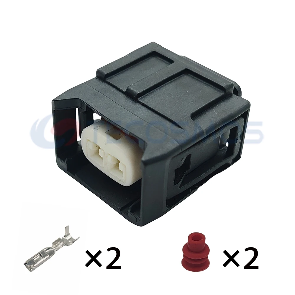 2 Pin Automotive Fuel Injector Connector High Pressure Oil Pump Plug 7287-1495-30 90980-12747 For Honda Civic Fit Accord CRV XRV