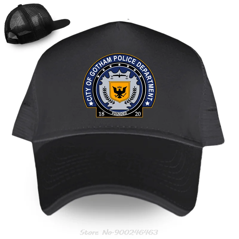 Gotham City GCPD SWAT Gotham Baseball Cap Fashion Hats Men Cotton Outdoor Simple Visor Casual Cap