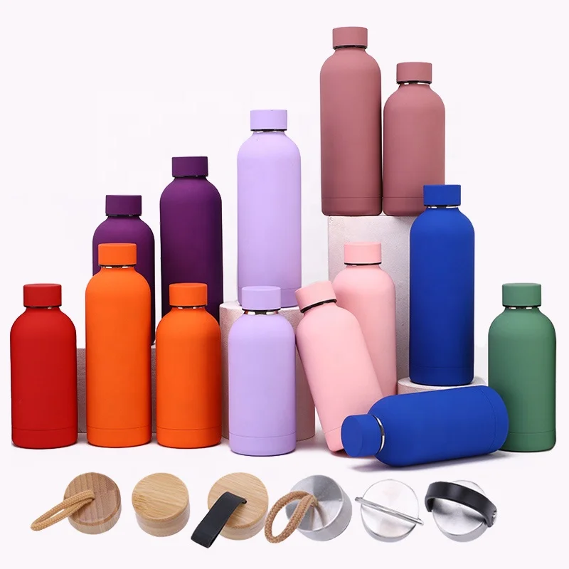 Factory Food Grade BPA Free 500ml Double Wall Small Mouth Stainless  Sport Flask  Insulated Drink Bottle