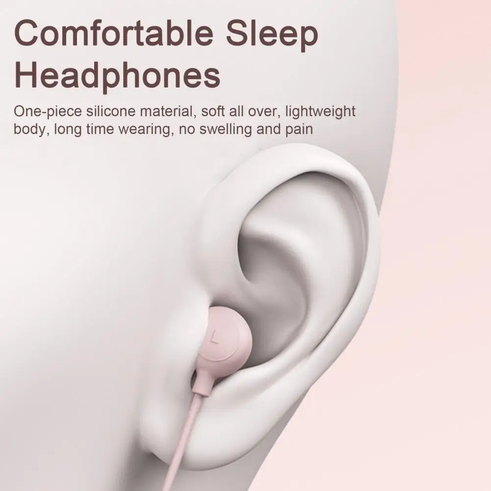 In-ear Earphones Sleep-friendly Earphones Comfortable Wired Headphones with Hifi Sound Noise Isolation Type-c for Enhanced