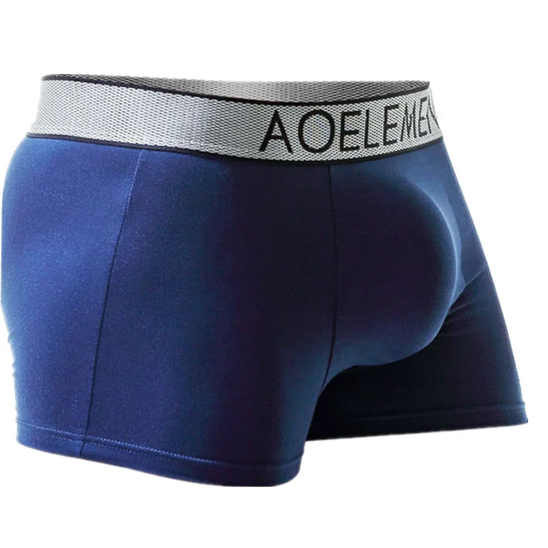 Mens Underwear Modal Push Up Boxers Shorts Homme Breathable Bullet Separation Pouch Panties Male Underpants Cueca Calzoncillo