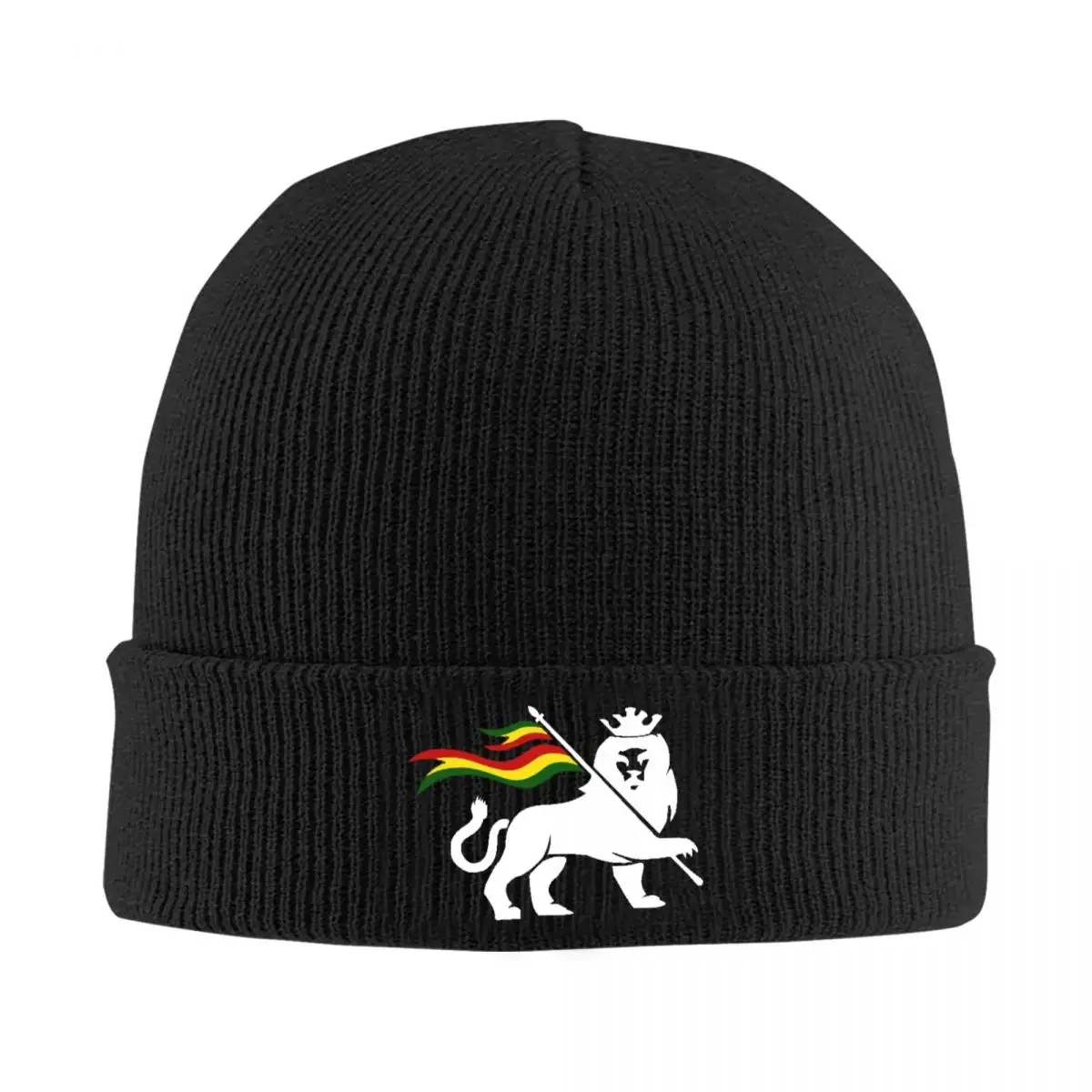 

Rastafari Rasta Lion Knitted Bonnet Caps 100% Cotton Fashion Keep Warm Hats