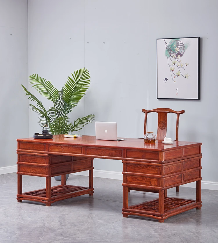 Hedgehog rosewood desk solid wood