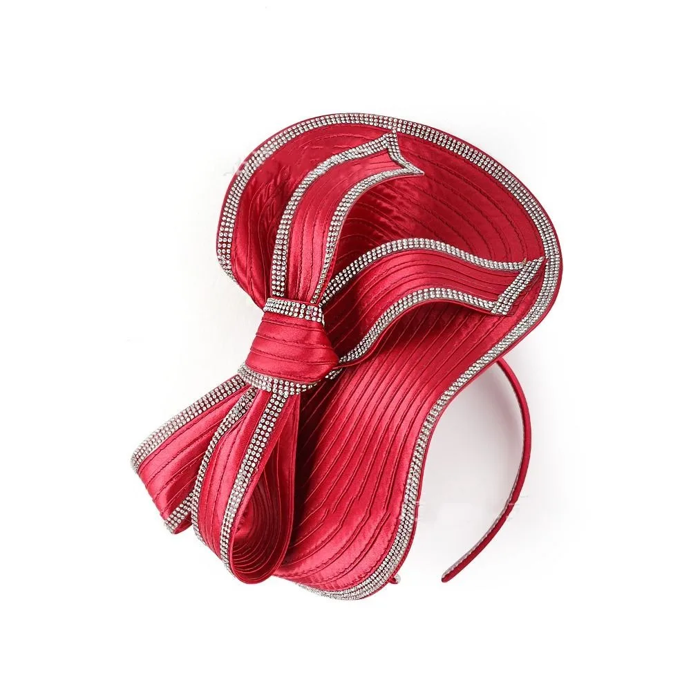 

Exquisite Vintage Fascinator Hat Bowknot Hair Band Elegant Bride Headdress Hair Hoop Top Hat Masquerade Hair Band