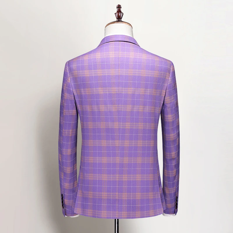 2024 New Style (suit + Vest + Trousers) S-5XL High-end Wedding Boutique Fashion All-in-one Three-piece Men\'s Dress Mens Suit