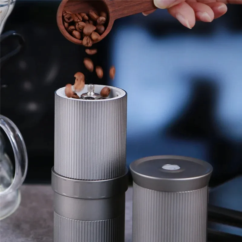 

A84G-Portable Electric Coffee Grinder - Compact Stainless Steel Grinding Core, Ideal For Travel And Small Kitchens Use