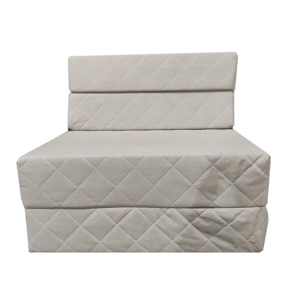 *Compress Sofa Traditional Single Foam Futon Foldable Sleeper Sofa Bed For Living Room Or Hotel Fabric Upholstery Traditional De