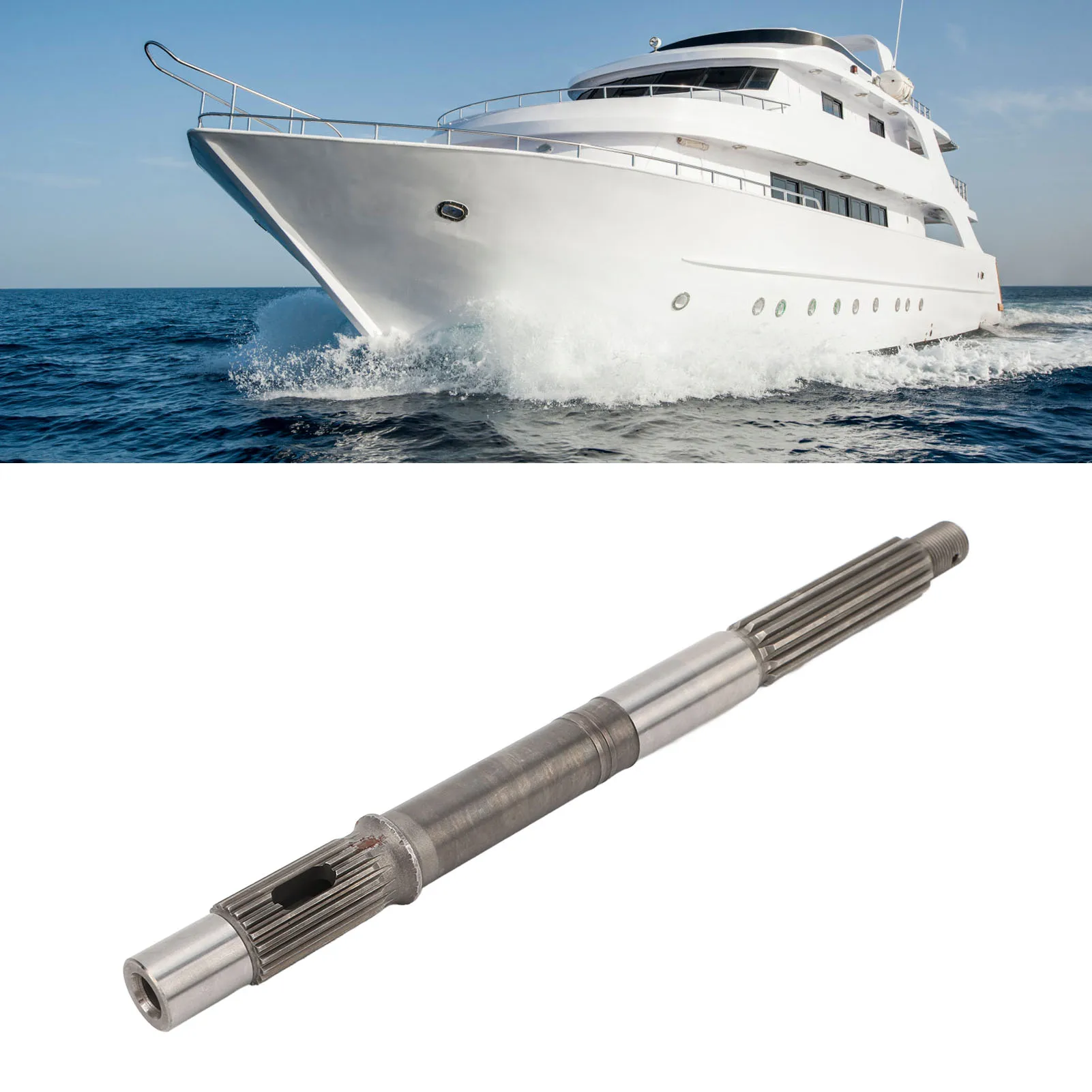 

Пропеллерный вал подвесного мотора из нержавеющей стали, высокоэффективный опорный вал лодочного двигателя для 2-тактного двигателя мощностью 40 л.с.