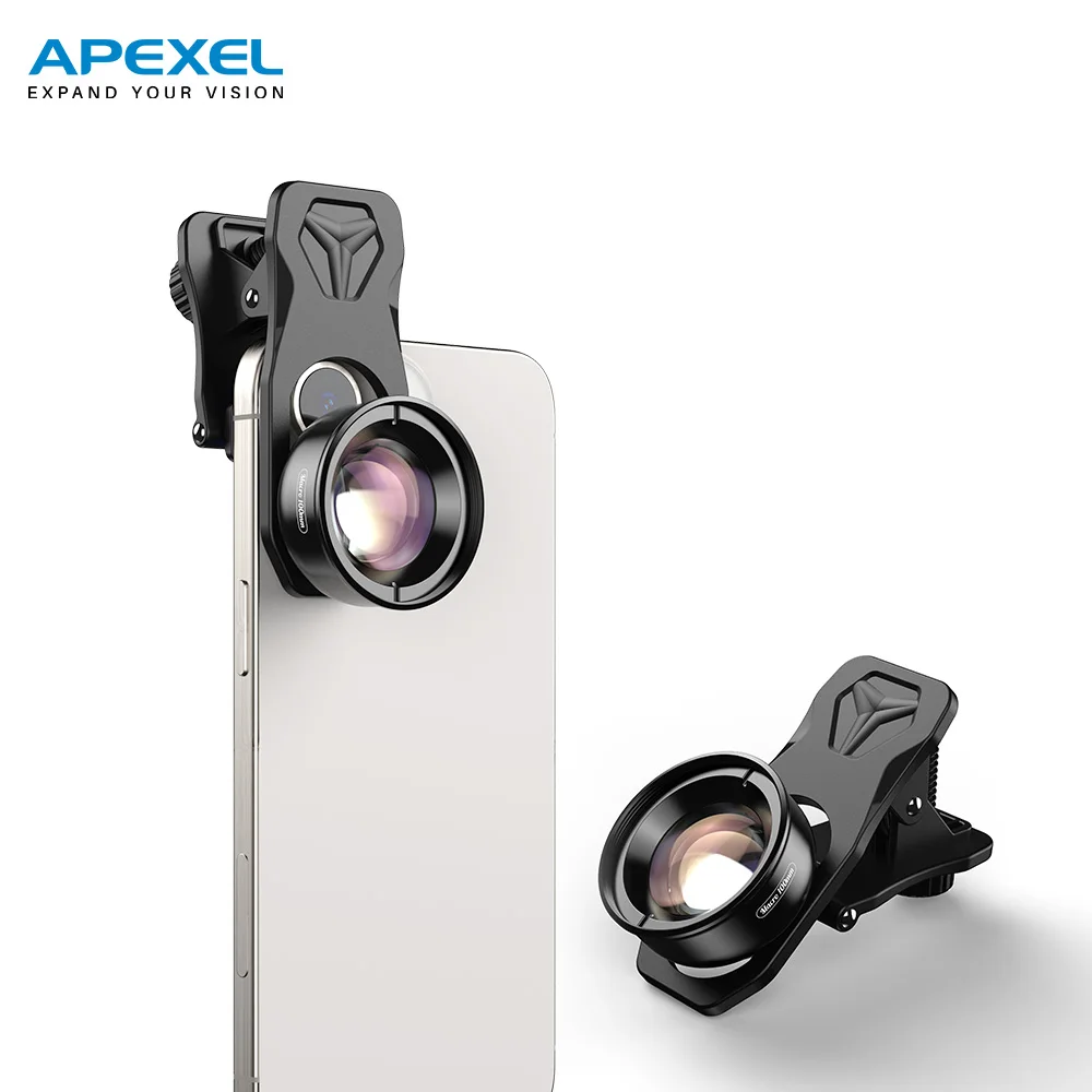 

Макрообъектив APEXEL 100 мм для телефона: высококачественный HD-объектив для iPhone и других смартфонов, аксессуар для фотосъемки