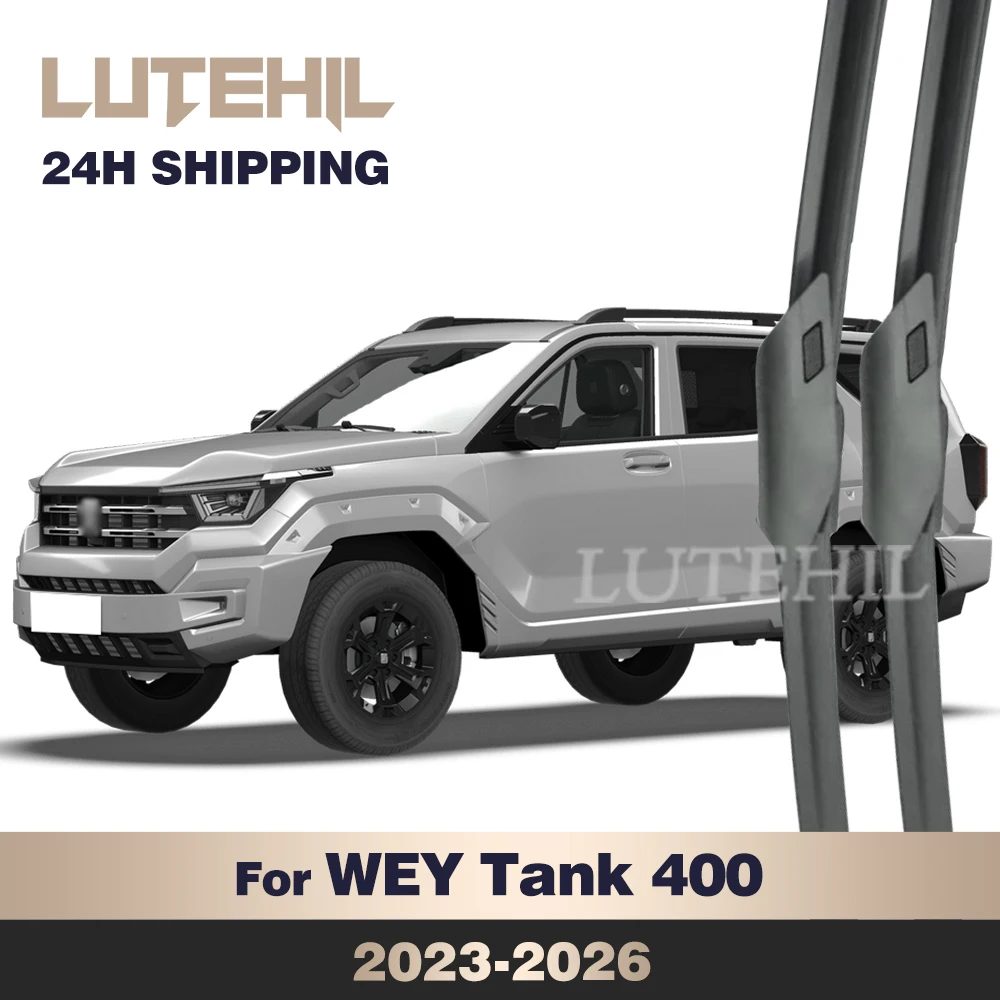 

For WEY Tank 400 2023-2026 2024 2025 Wiper Front Wiper Blades Windshield Windscreen Window Brush 22"+22"
