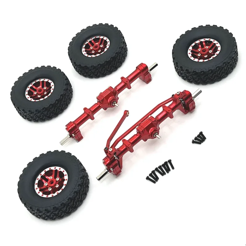 82 78 D90 99S Remote Control Car Metal Front and Front Door Axle Wheel Upgrade Kit Modified OP