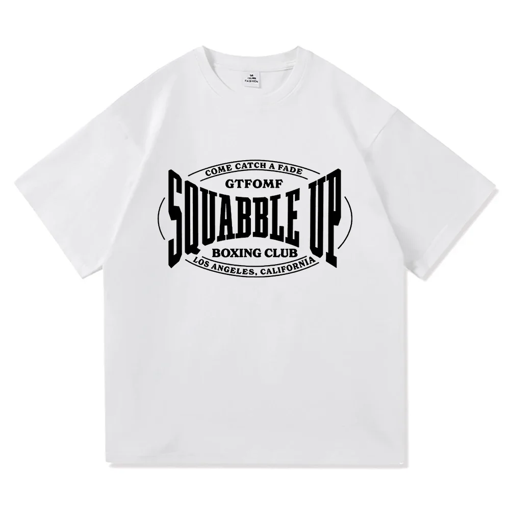 

Squabble Up Kendrick Lamar GNX Album Boxing Club T Shirt Men Clothing Harajuku Unisex High Quality Cotton Tops Graphic T Shirts