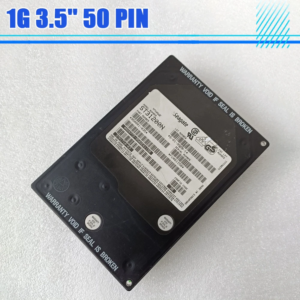 

ST31200N ST31230N 1G 3.5'' 50 PIN SCSI Hard Disk For Seagate