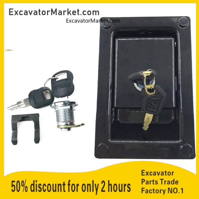 For Caterpillar Excavator E312/320/336/324/329/b C D Hydraulic Pump Side Door Lock Key Excavator Parts Excavator Accessories