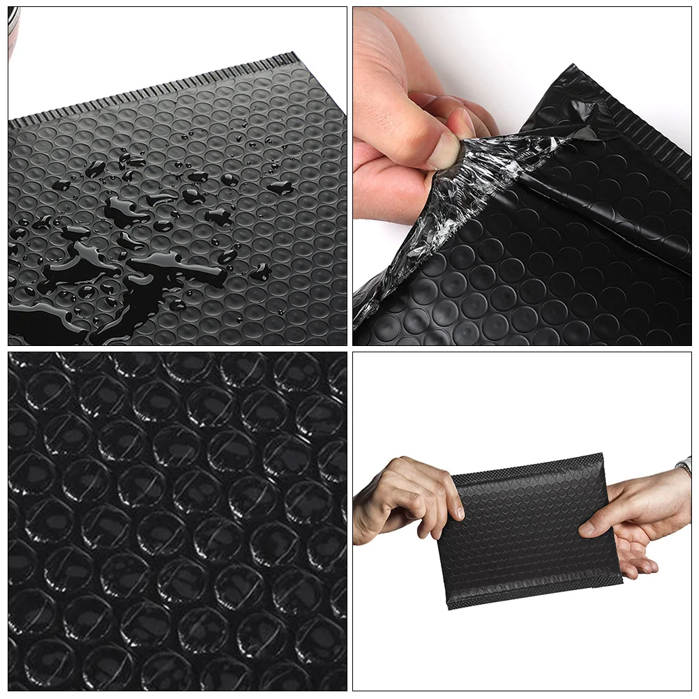 

50pcs Shockproof Foam Bag Sealed Pe Co-extrusion Bubble Mailers for Envelopes Lightweight Safe Shipping Small Business File