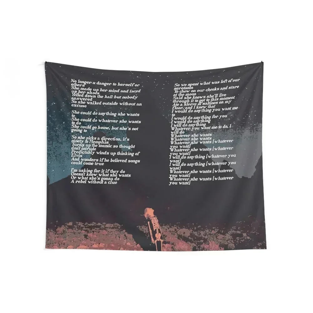 

Graceland Too by Phoebe Bridgers Tapestry On The Wall Aesthetic Room Decorations Outdoor Decoration Tapestry