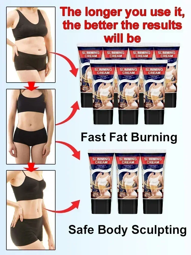 Slimming Cream Fat Burning  Full Body Sculpting Man 7 Days Powerful Weight Loss Woman Fast Belly