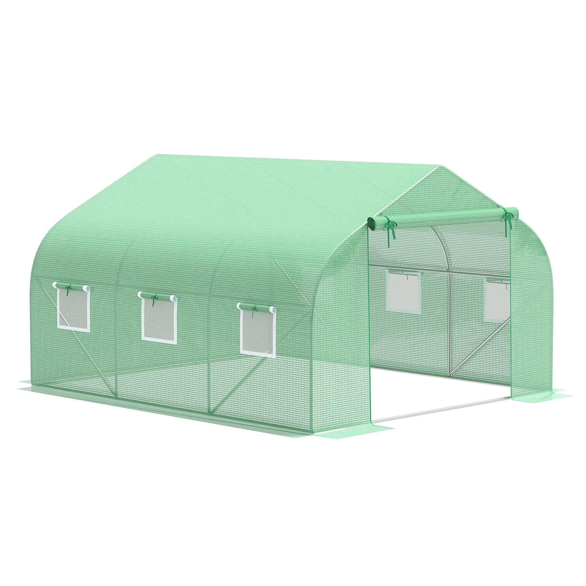11.5 x 10 x 6.5 ft Outdoor Walk-in enhouse Zippered Door en