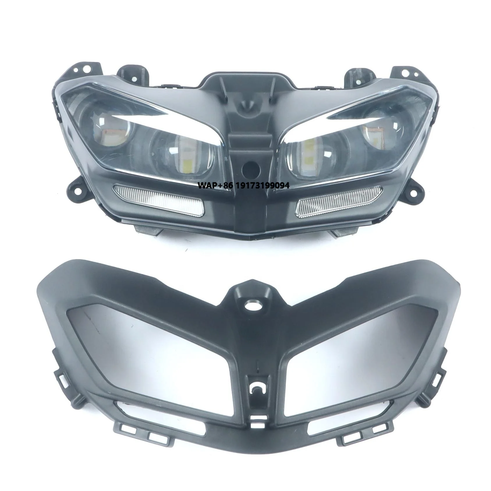 

Светодиодная фара для мотоцикла MT09 FZ09 2017 2018 2019 2020, большая передняя фара для мотоцикла, лампа дальнего света