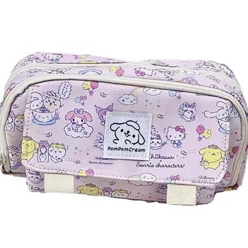 Kawaii ちいかわ ハチワレ Large Capacity Pencil Case Students Stationery Pen Storage School Pen Box Pencil Cases Bags Office Supplies