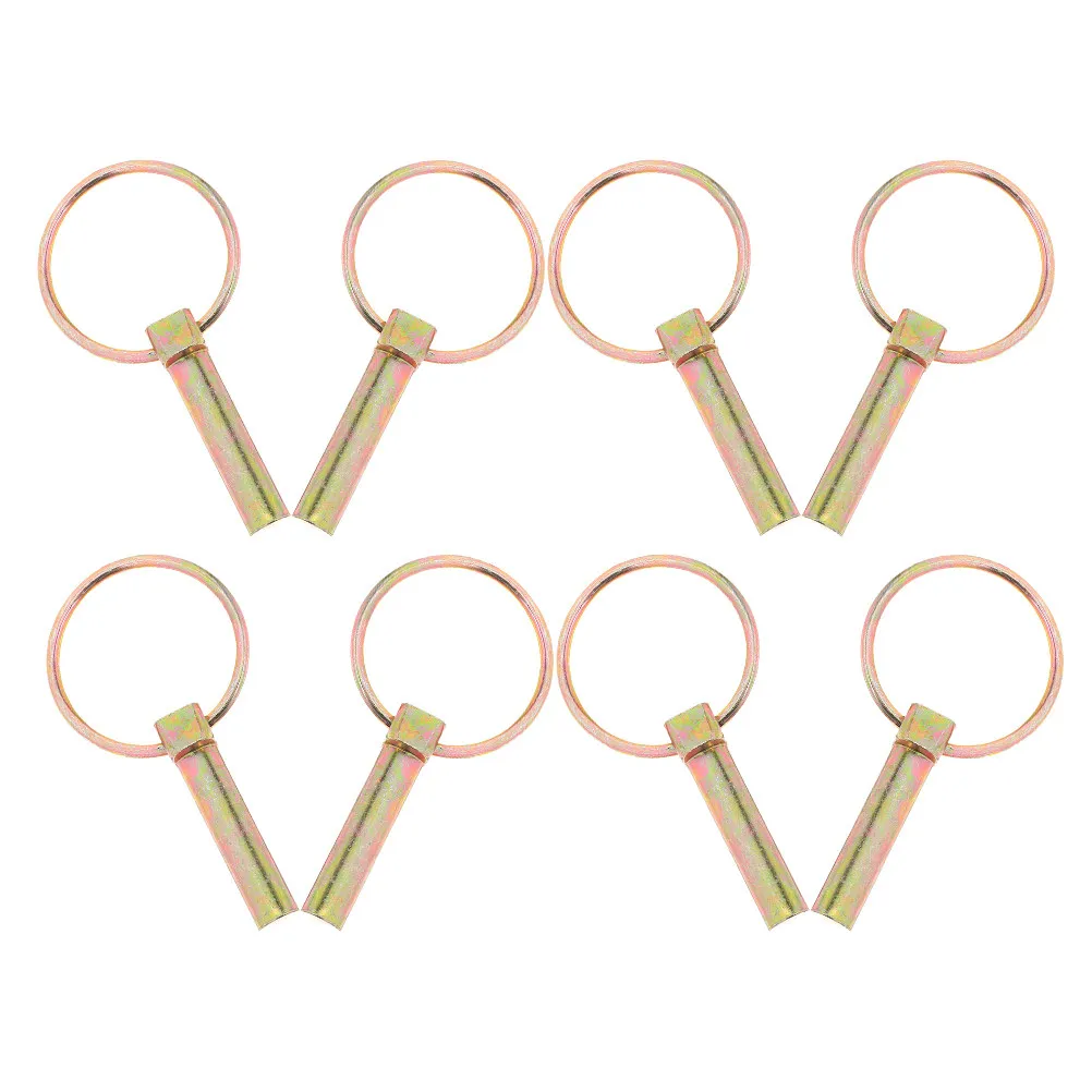 

8Pcs Safety Lock Pins Heavy Duty Trailer Hitch Pin Kit Quick Install Anti Theft for Trucks Tractors Mowers Trailers Lynch Pin