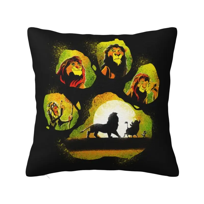 

Luxury The Lion King Simba Paw Cushion Cover 40*40 cm Polyester Throw Pillow Case for Living Room Bedding Sofa Pillowcase