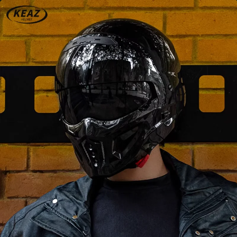 

Scorpion Motorcycle Helmet with Detachable Mouth Cover Motorcycle helmet cruise motorcycle riding three-quarters helmet