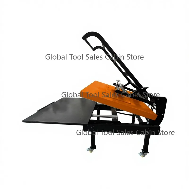 Industrial 80*100cm Manual Heat Press Machine with Spiral Pressure, Digital Display, for Apparel Customization