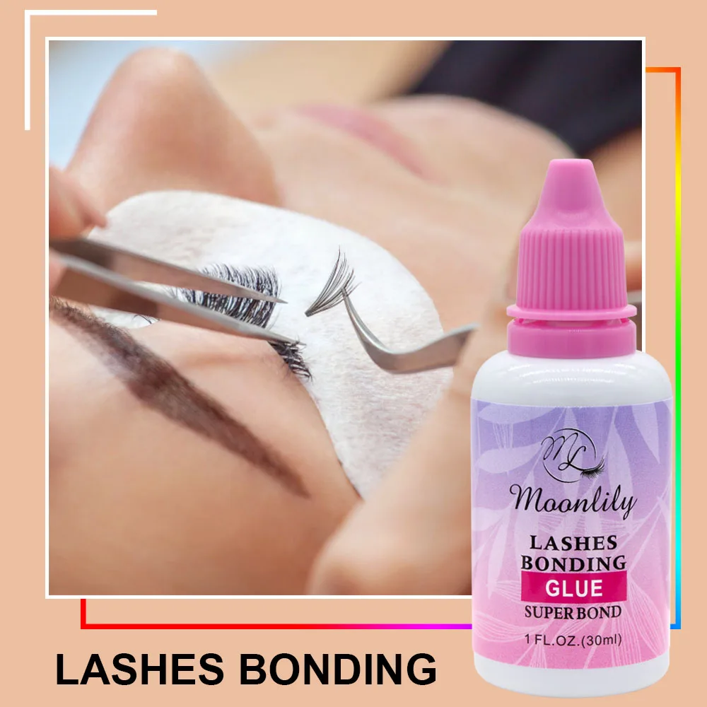 Bonding Individual No Allergy Eyelash Glue Fast Dry Long Lasting Lashes Adhesive Extension 3 Seconds False Eyelashes Extensions