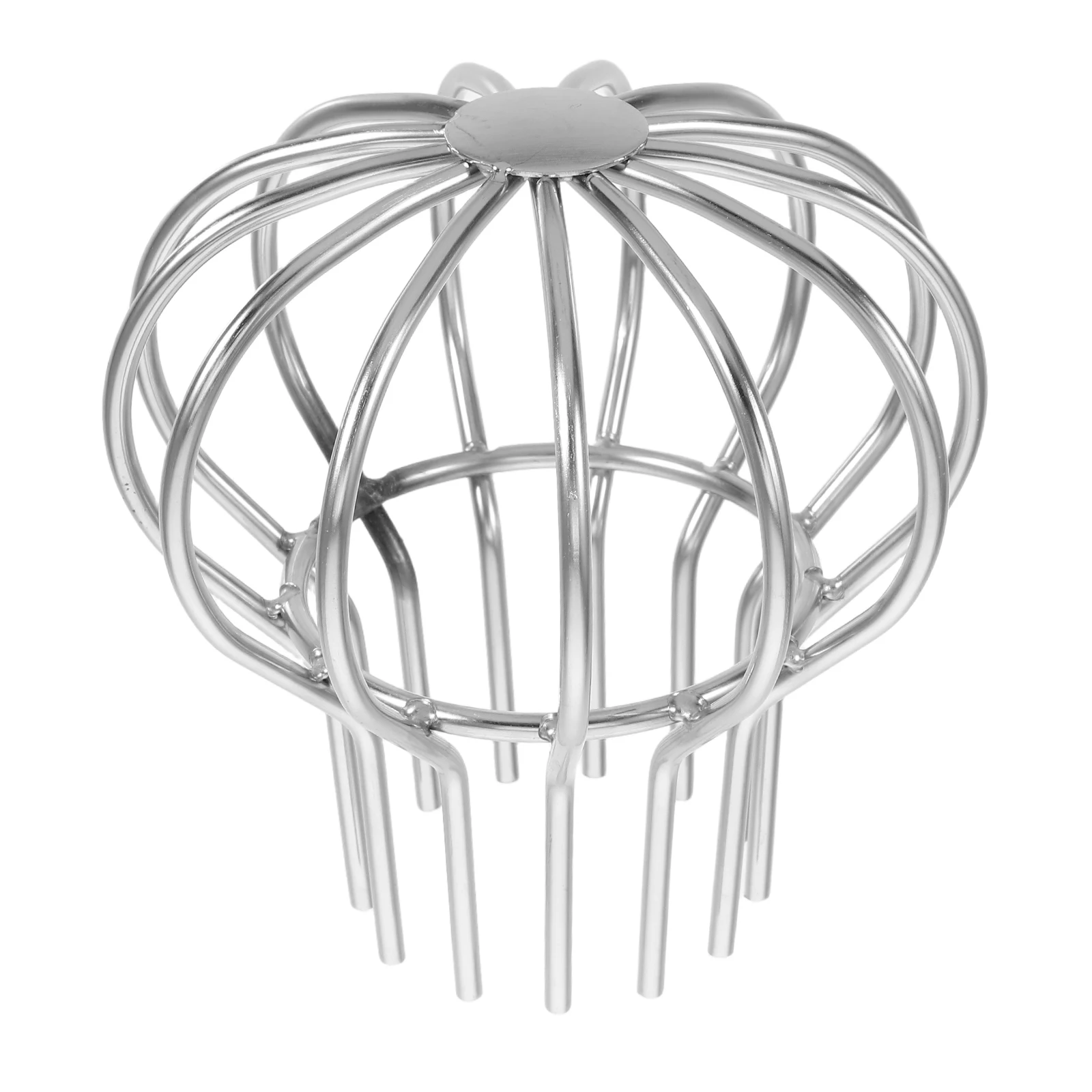 

Stainless Steel Drain Net Gutter Guard Cover Prevent Clogging Rooftop Downspout Outdoor Sewer Pipe Strainer Round