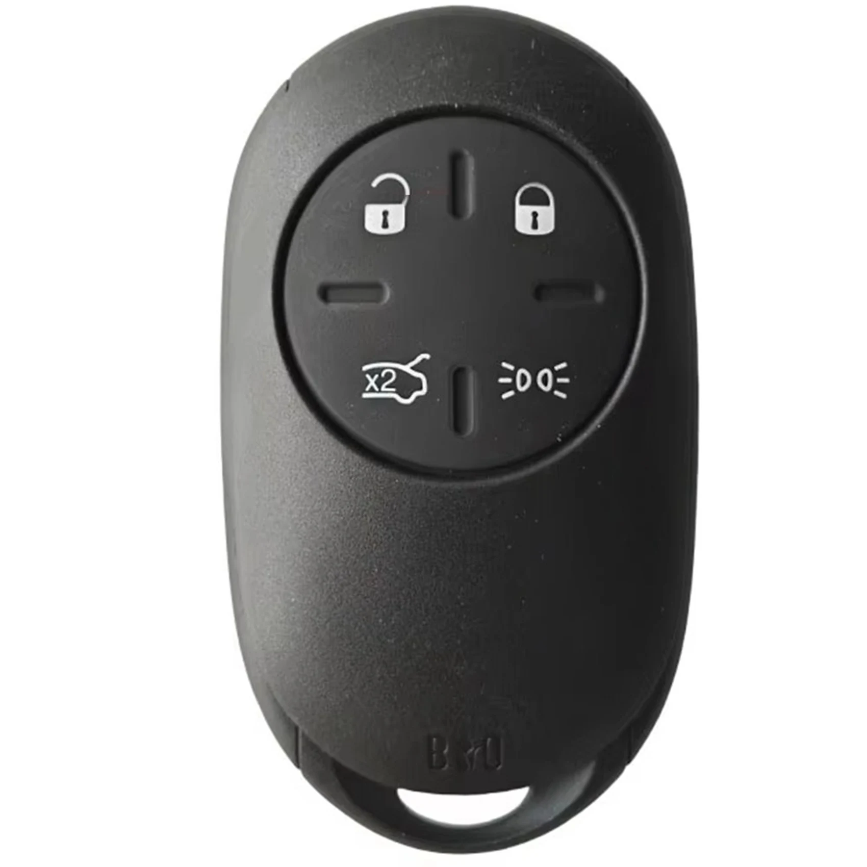 SCLS New 4 Buttons Case Smart Remote Car Key Fob Shell Cover Replacement for 500e 500X 2023 2024 2025