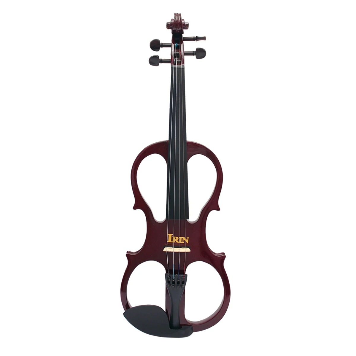 IRIN Electroacoustic Violin 4/4 Violin Maple Body Silent Electric Violin With Bow Case Headphone Cable Shoulder Rest