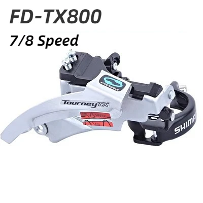 Shimano Tourney TX FD-TX800 7 8 Speed Bike Front Derailleur Bicycle Top Swing Derailleurs Clamp Bicycle Accessories Original