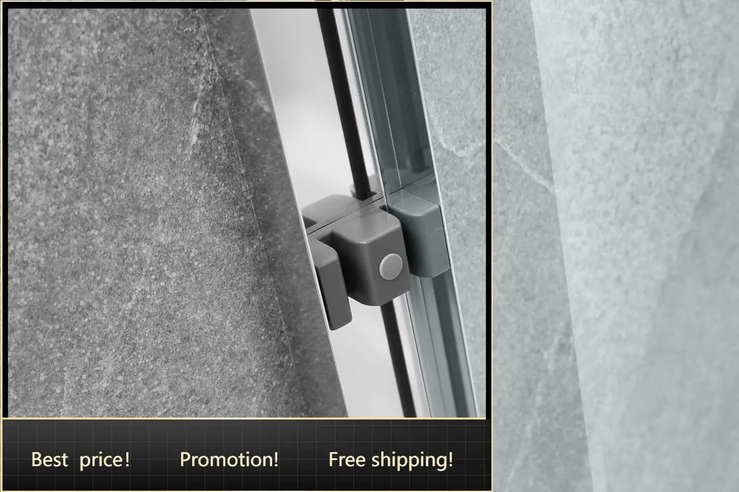Brushed Nickel Semi Frameless Double Sliding Bathtub Shower Door Clear Tempered Glass