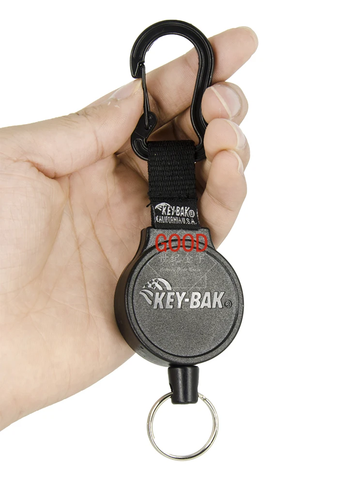 

Hand Mi Rebound Pulling Rope Off-Road Station Microphone Stretching Hook Retractable Keychain
