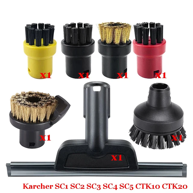 Voor Karcher Sc1 Sc2 Sc3 Sc4 Sc5 Sc7 Ctk10 Ctk20 Handheld Stoomborstelkop Krachtige Nozzle Vervanging Stofzuiger Onderdelen