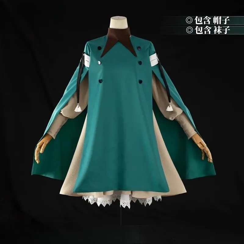 

qq28LQAnime Tetia Costume Witch Hat Atelier Women Cute Dress Cosplay Halloween Outfits