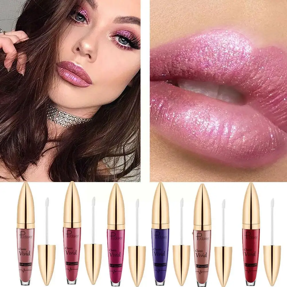 18 Farben Diamant Lippenstift für Frauen langlebigen matten Glitzer flüssigen Lippenstift Diamant glänzenden Lip gloss wasserdichte Lippe machen z0v6