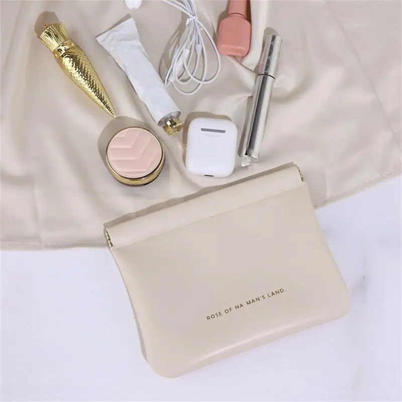 Make Up Organizer Felt Insert Bag Women Travel Inner Bag Organizer Zipper Purse Handbag Liner Cosmetic Storage Bags Inner Pocket