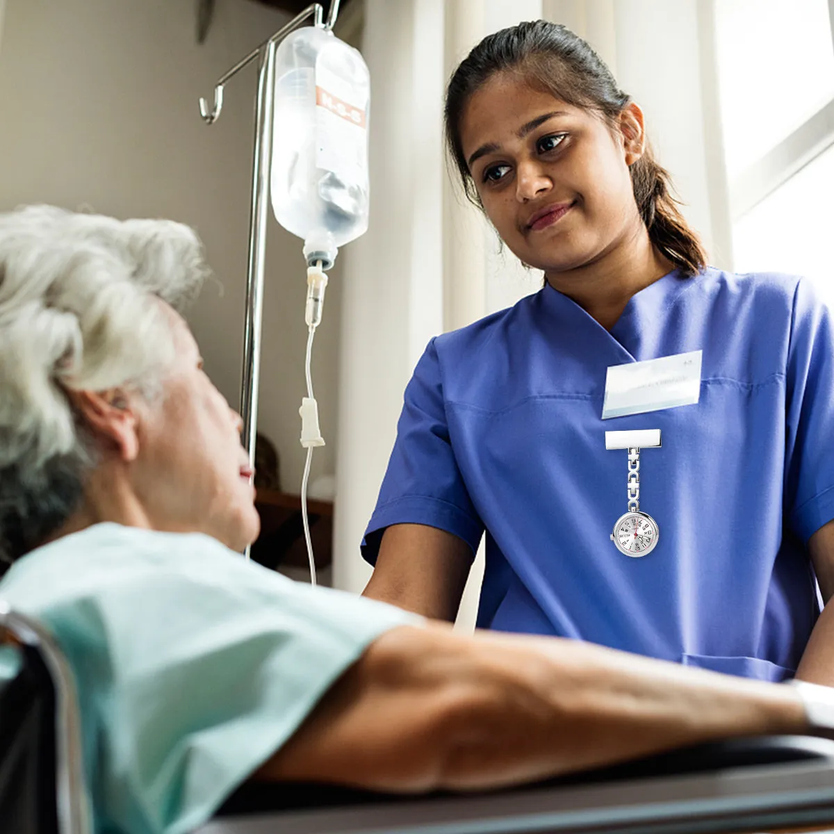 

Очаровательные карманные часы для медсестер с отображением дня недели, миниатюрные нагрудные часы для женщин, подарок, светящиеся стрелки, портативные часы для медперсонала