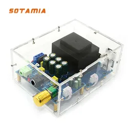 SOTAMIA TPA6120 Headphone Amplifier Board HIFI TPA6120A2 Enthusiast Headphones AMP Amplificador Zero Noise Diy Kits