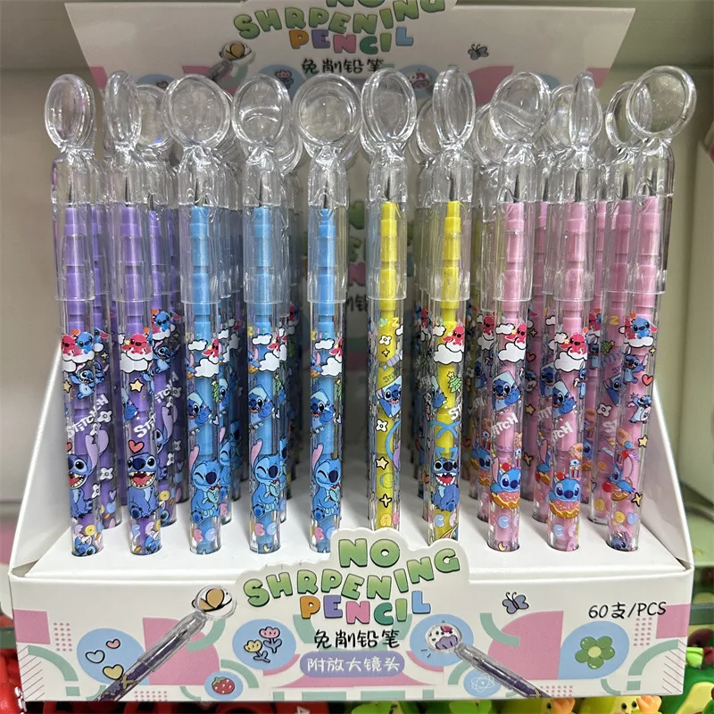 Lilo & Stitch penna HB riutilizzabile Set di matite per il ritorno a scuola strumento per il disegno di schizzi matite per cancelleria per bambini