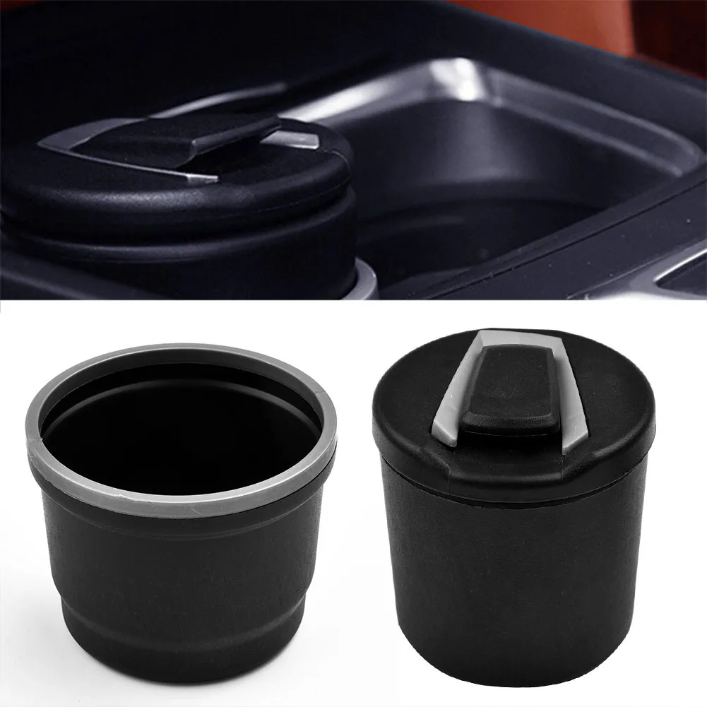 Car  With LED Lamp Multi-functional  Storage For BMW Black Can Act As Both An An A Storage Jar Helps To Keep Your Car Tidy