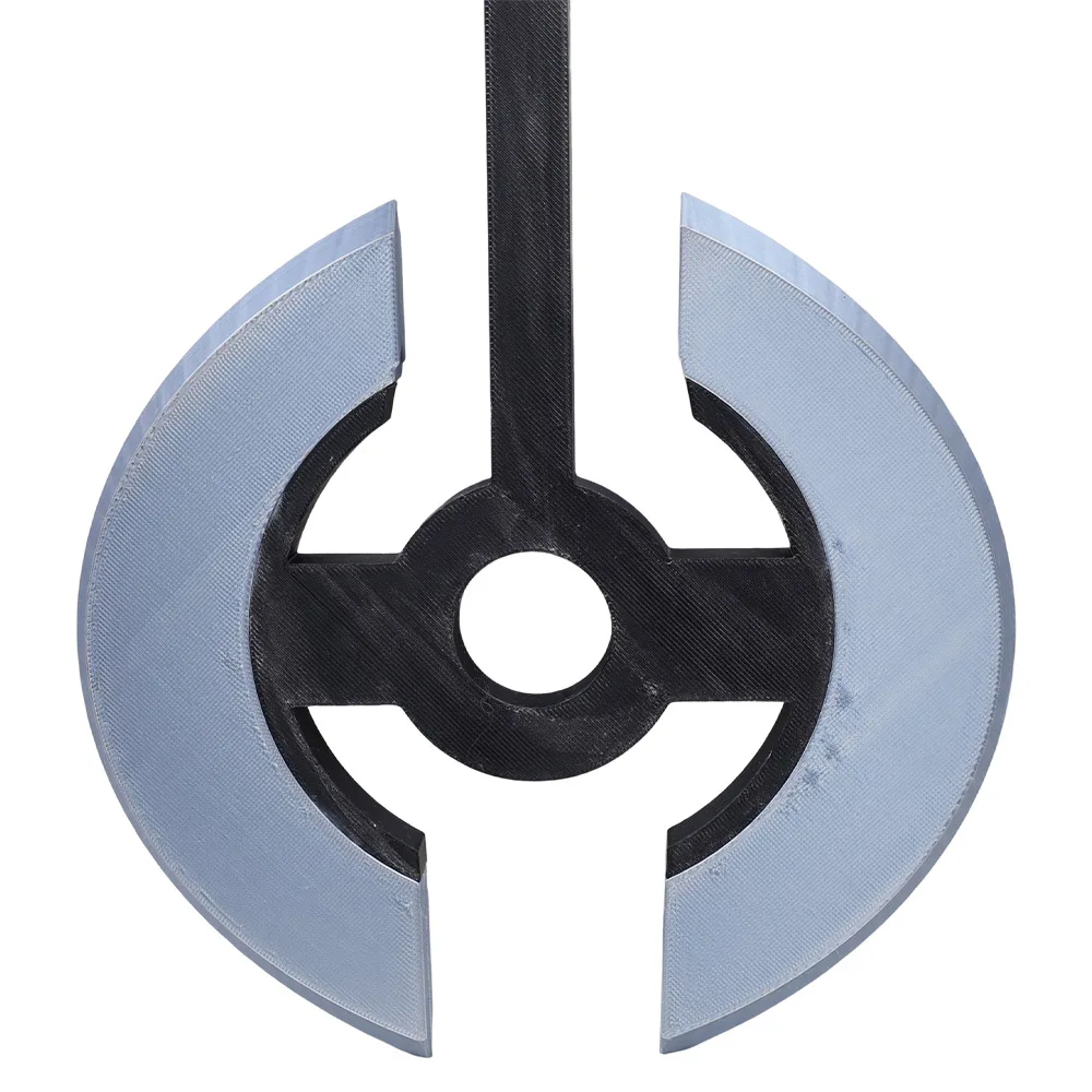 Andy Cosplay Silver Axe Prop - Roleplay Accessory - usage example