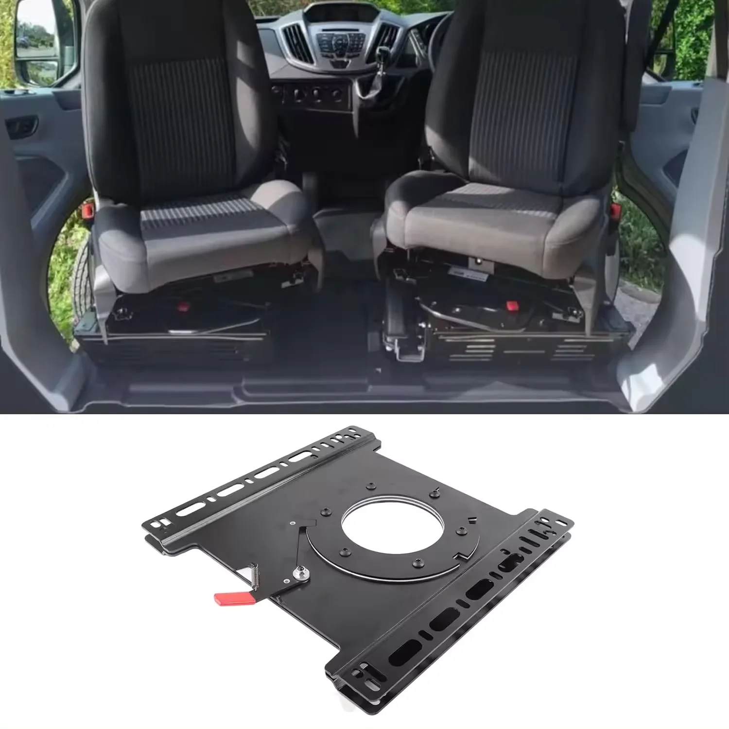 Best Sell Car Gadgets Van 360 Degree Turntable Seat Swivel For Car Modification RV Heavy Duty Seat Base Turntables