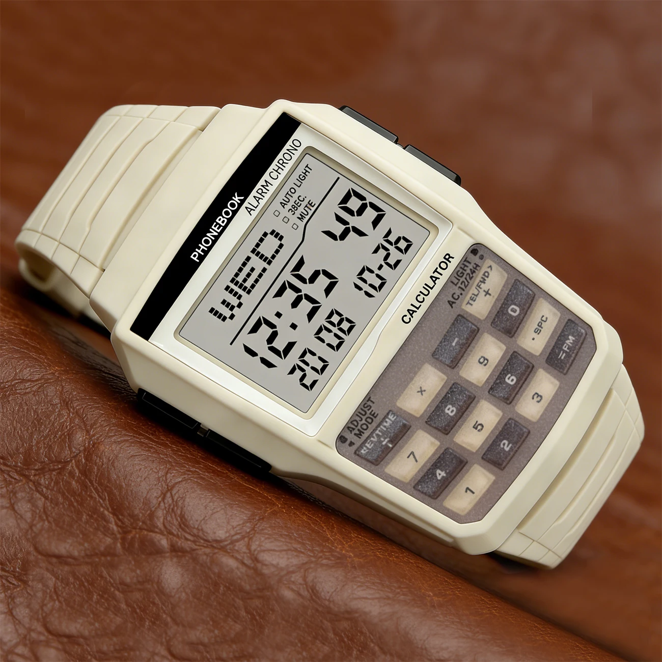 Top Luxury Computer Style Multifunctional Calculator Watch LED Digital Watch Student Fashion Sports Watch Unisex
